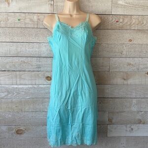Vintage Lace Trim Slip Dress